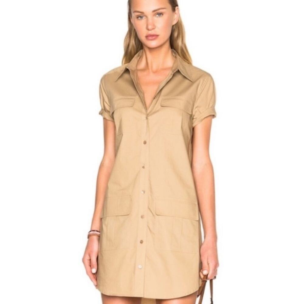 Equipment Tan Mini Dress